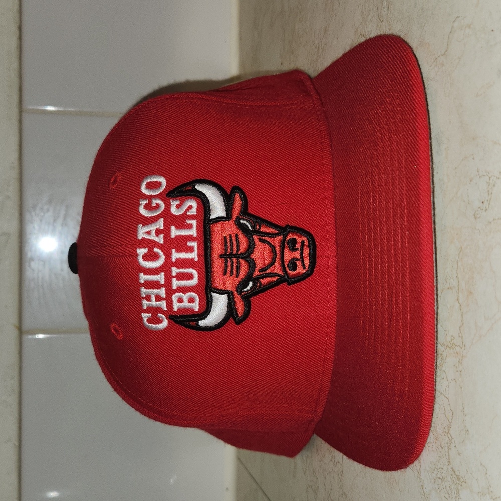Chicago Bulls Hardwood Classics NBA Red Snapback Adjustable Hat Vintage Y2K